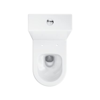 Ravak X01872 - Randloses Kombi-WC mit SoftClose-Sitz ELEGANT, Keramik/weiß