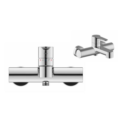 Ravak X070115 - Wannenarmatur PURI, glänzender Chrom