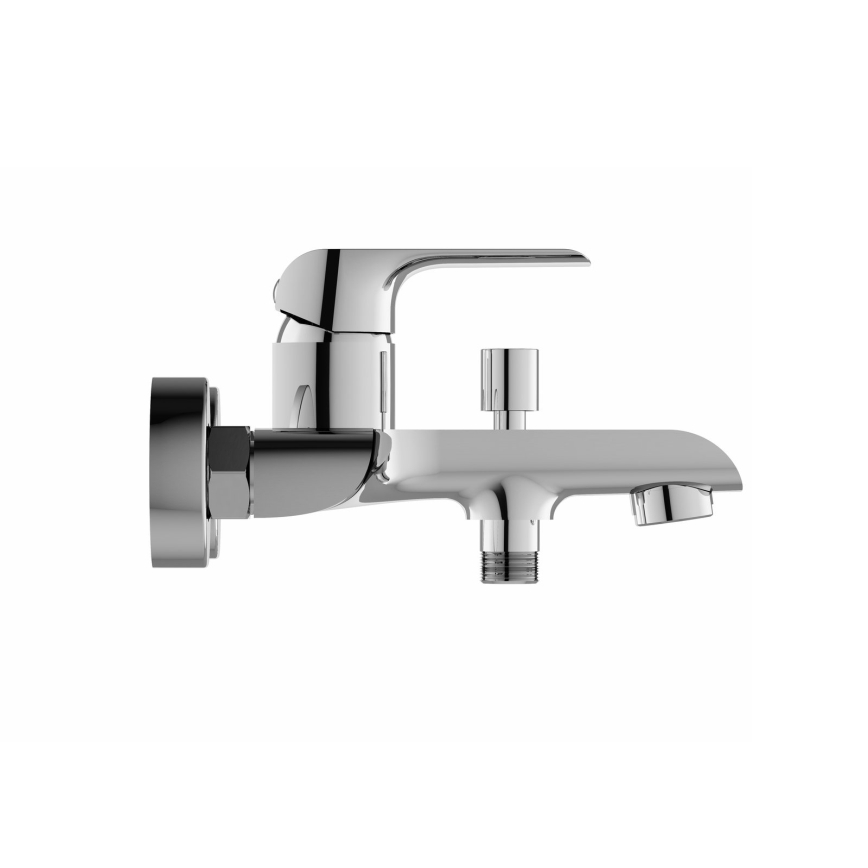 Ravak X070119 - Badewannenarmatur FLAT, Hochglanzchrom