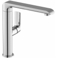 Ravak X070125 - Waschbecken-/Spülbeckenarmatur FLAT 26,2 cm glänzender Chrom