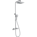 Ravak X070141 - Duschset mit Thermostatarmatur FREE, glänzender Chrom