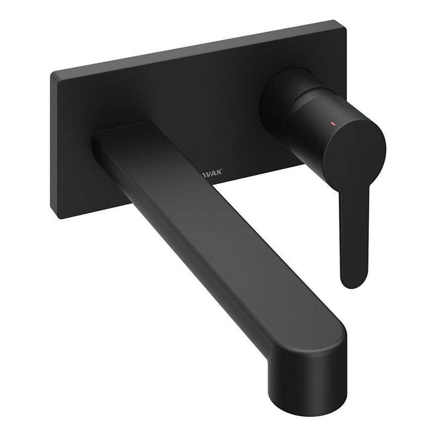 Ravak X070184 - Waschtischarmatur zur Unterputzmontage PURI schwarz