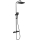 Ravak X070443 - Duschset mit Thermostatarmatur FLAT matt schwarz