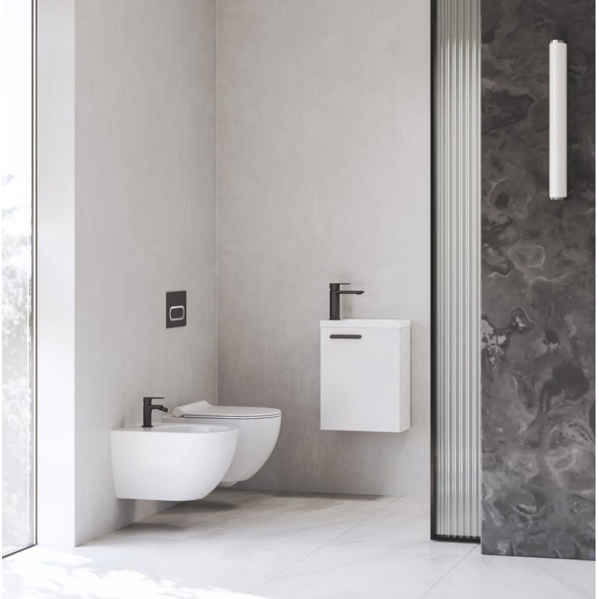 Ravak X070458 - Waschtischarmatur CHROME 17,7 cm schwarz