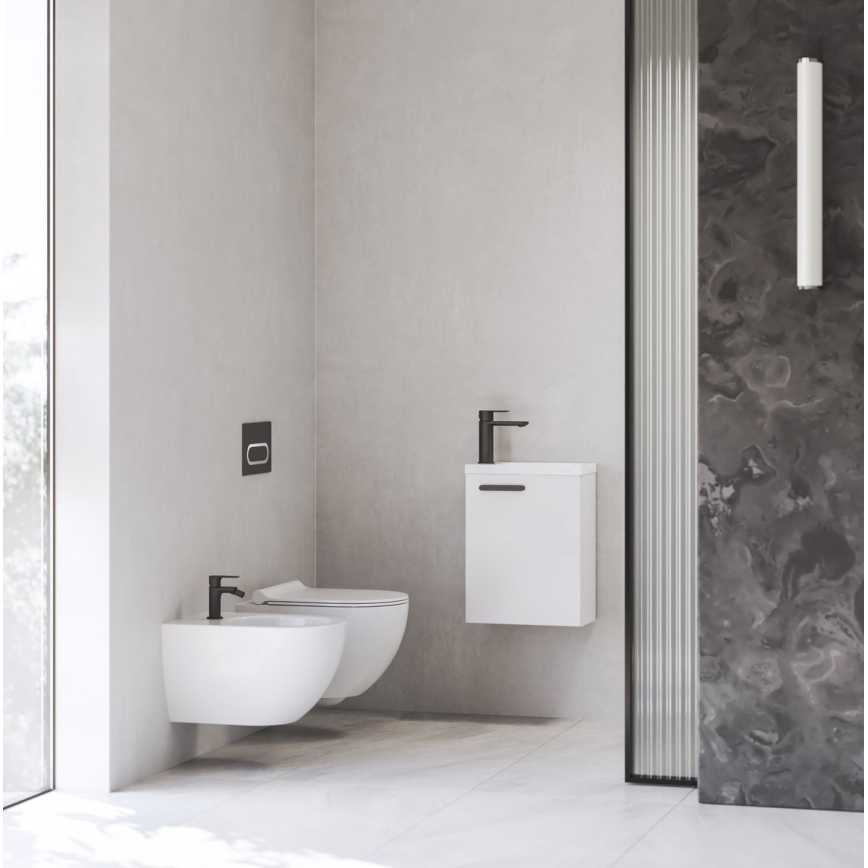 Ravak X070460 - Waschtischarmatur CHROME 17,7 cm schwarz