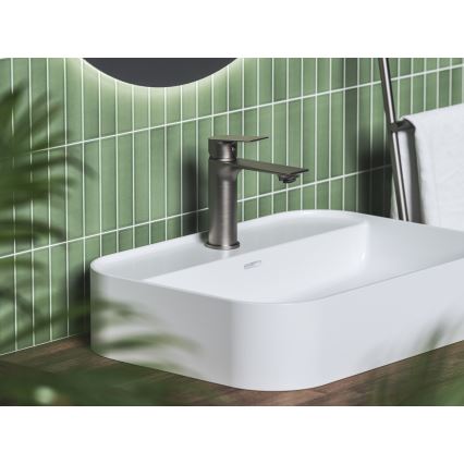 Ravak X070652 - Waschtischarmatur PLAN 16,8 cm gebürstetes Graphit