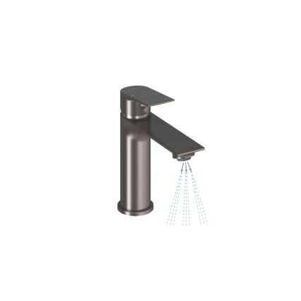 Ravak X070652 - Waschtischarmatur PLAN 16,8 cm gebürstetes Graphit