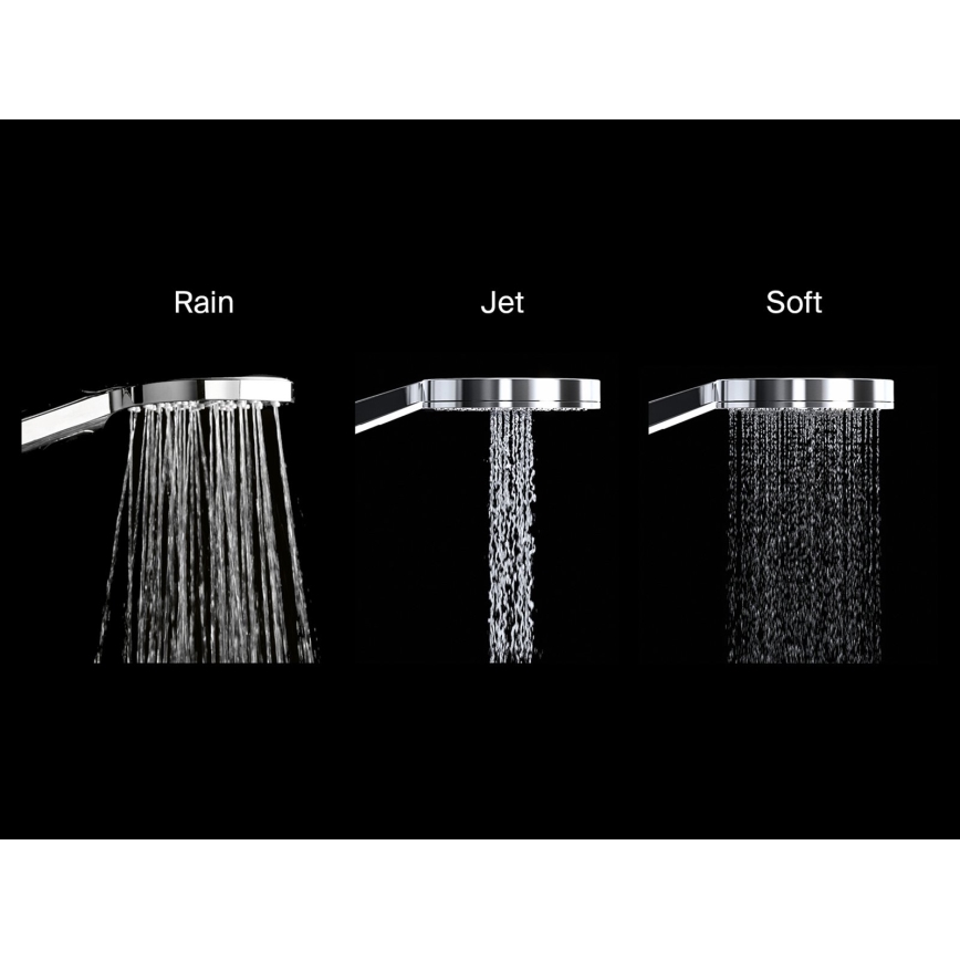 Ravak X07P009 - Handbrause FLAT glänzender Chrom