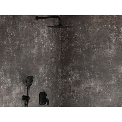 Ravak X07P569 - Handbrause mit Druckknopf, schwarz