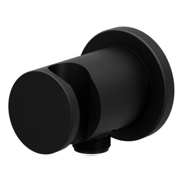 Ravak X07P572 - Duschhalter mit Abgang 7,8x6 cm schwarz