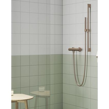 Ravak X07P715 - Duschstange 70 cm, gebürstete Goldoberfläche