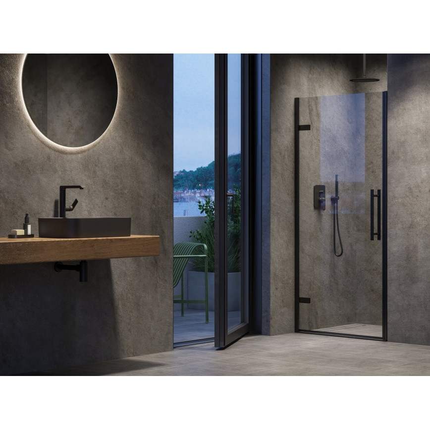 Ravak X0VV40300Z1 - Duschtür COOL 80x195 cm schwarz