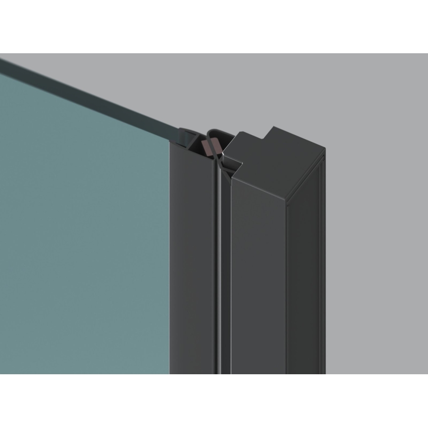 Ravak X0VV40300Z1 - Duschtür COOL 80x195 cm schwarz