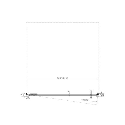 Ravak X0VV70300Z1 - Duschtür COOL 90x195 cm schwarz