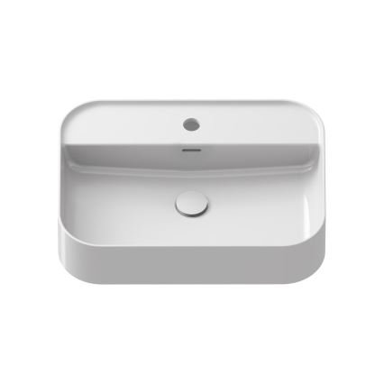 Ravak XJX01155005 - Aufsatzwaschbecken CERAMIC SLIM 55x40 cm Keramik/weiß