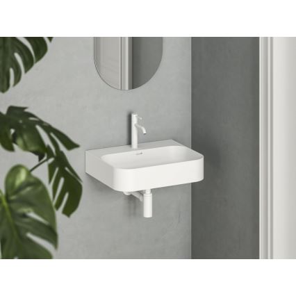 Ravak XJX01155006 - Aufsatzwaschbecken CERAMIC SLIM 55x45 cm Keramik/weiß