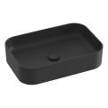 Ravak XJX0D155001 - Aufsatzwaschbecken CERAMIC SLIM 55x37 cm Keramik/schwarz
