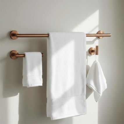 REA-05002 - ARI Bad-Accessoire-Set aus gebürstetem Kupfer