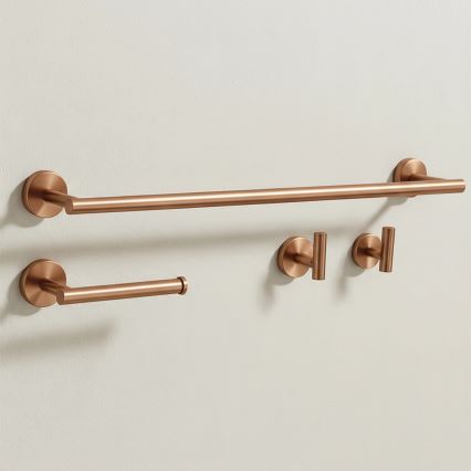 REA-05002 - ARI Bad-Accessoire-Set aus gebürstetem Kupfer