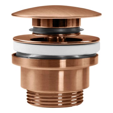 REA-A5632 - Click-Clack-Waschbeckenablauf Ø 6,4 cm, gebürstetes Kupfer