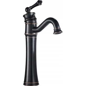 REA-B0227 - Waschtischarmatur VINTAGE OLD RETRO 31 cm schwarz