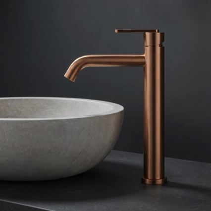 REA-B0971 - Waschtischarmatur ONTARIO 30 cm, gebürstetes Kupfer