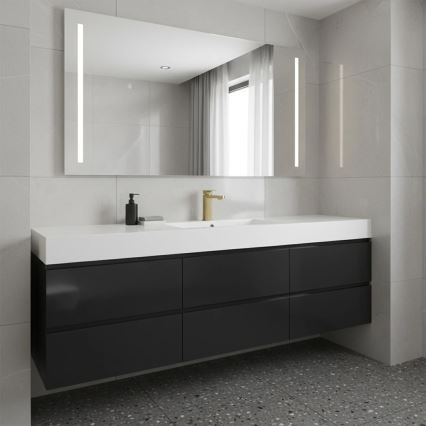 REA-B0976 - Waschtischarmatur ARLO 17 cm gebürstetes Gold