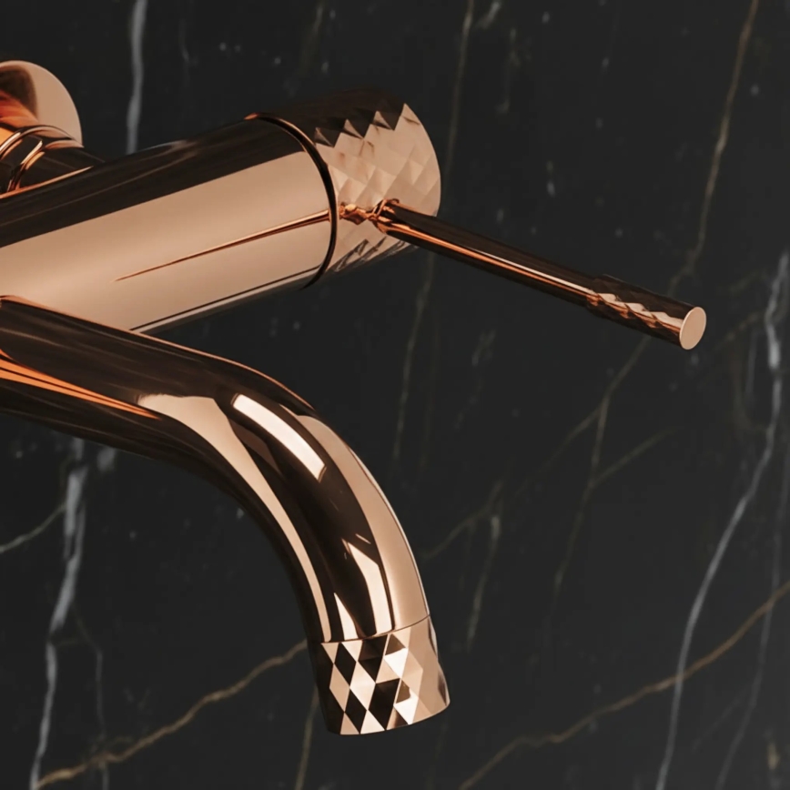 REA-B0980 - Badewannen-Set LUNGO DIAMOND Kupfer