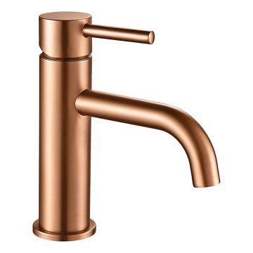 REA-B1112 - Waschtischarmatur LUNGO 16,5 cm in gebürstetem Kupfer