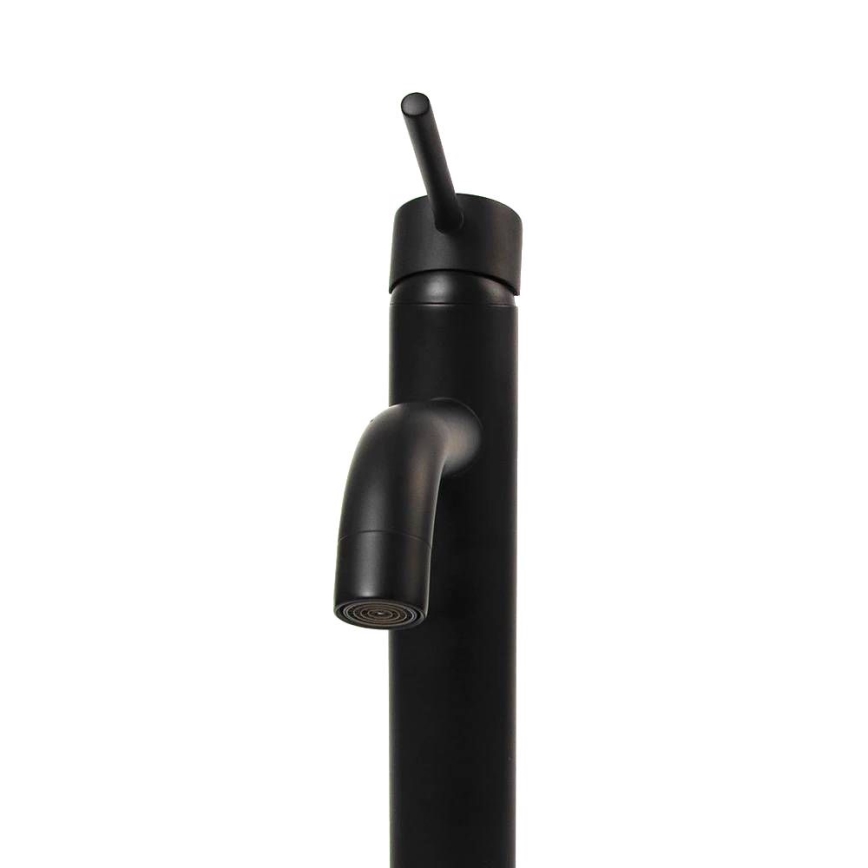 REA-B4103 - Waschtischarmatur LUNGO 28 cm schwarz