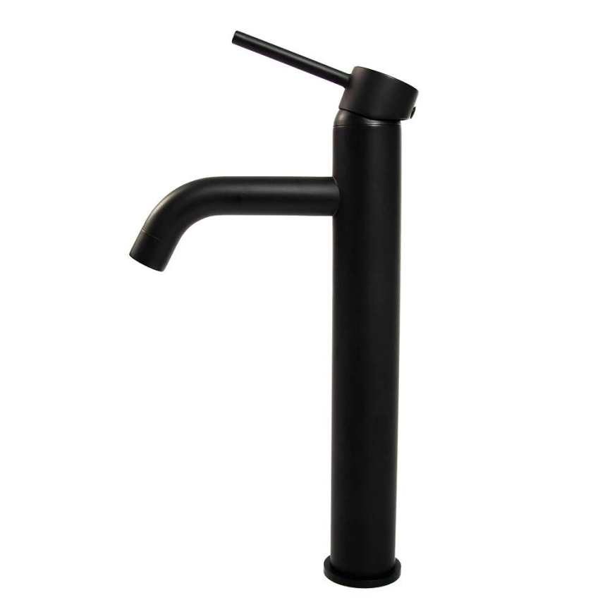 REA-B4103 - Waschtischarmatur LUNGO 28 cm schwarz