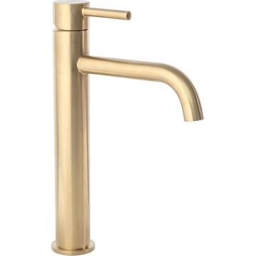 REA-B4526 - Waschtischarmatur LUNGO 28 cm, gebürstetes Gold