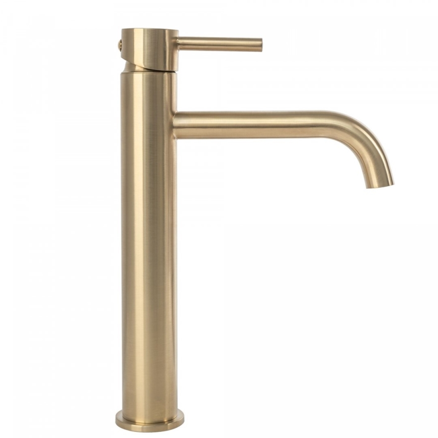 REA-B4526 - Waschtischarmatur LUNGO 28 cm, gebürstetes Gold
