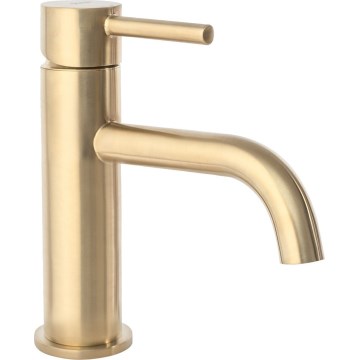 REA-B4527 - Waschtischarmatur LUNGO 16,5 cm, gebürstetes Gold