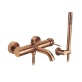 REA-B4567 - Badewannenset LUNGO, gebürstetes Kupfer
