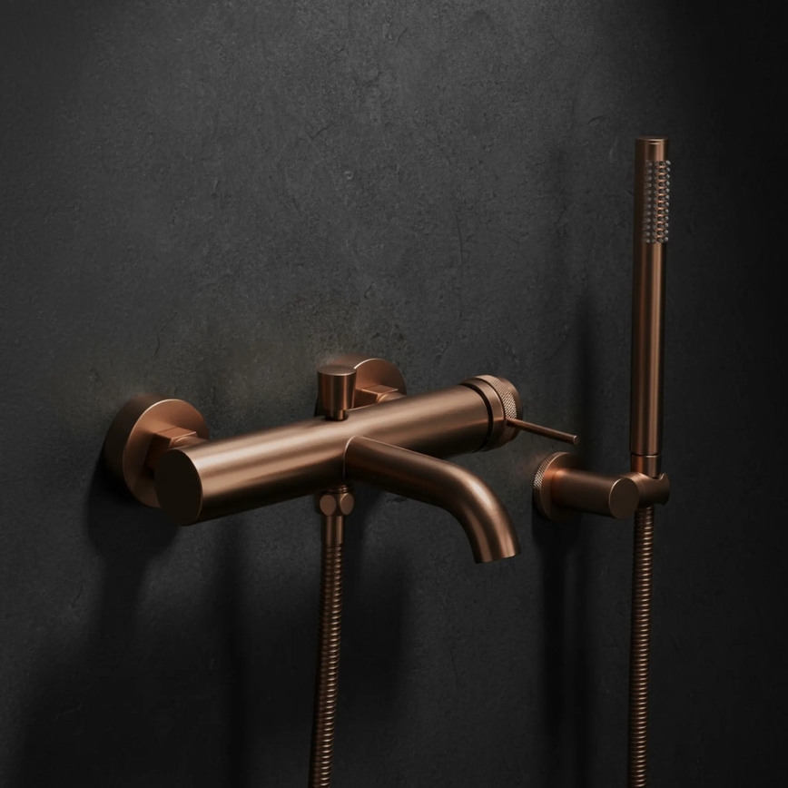 REA-B4567 - Badewannenset LUNGO, gebürstetes Kupfer