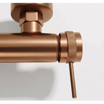 REA-B4567 - Badewannenset LUNGO, gebürstetes Kupfer