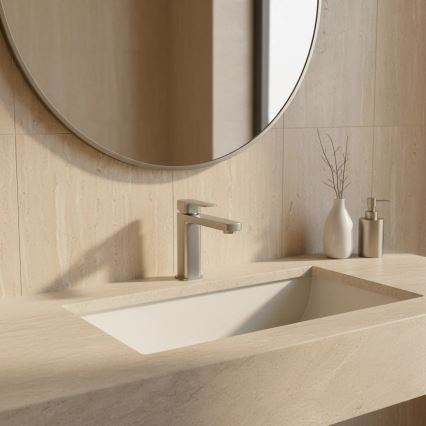 REA-B4589 - Waschtischarmatur ARLO 17 cm Nickel