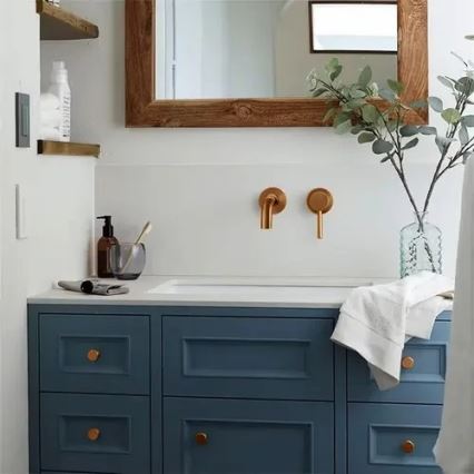 REA-B4600 - Waschtischarmatur für Unterputzmontage LUNGO, gebürstetes Kupfer