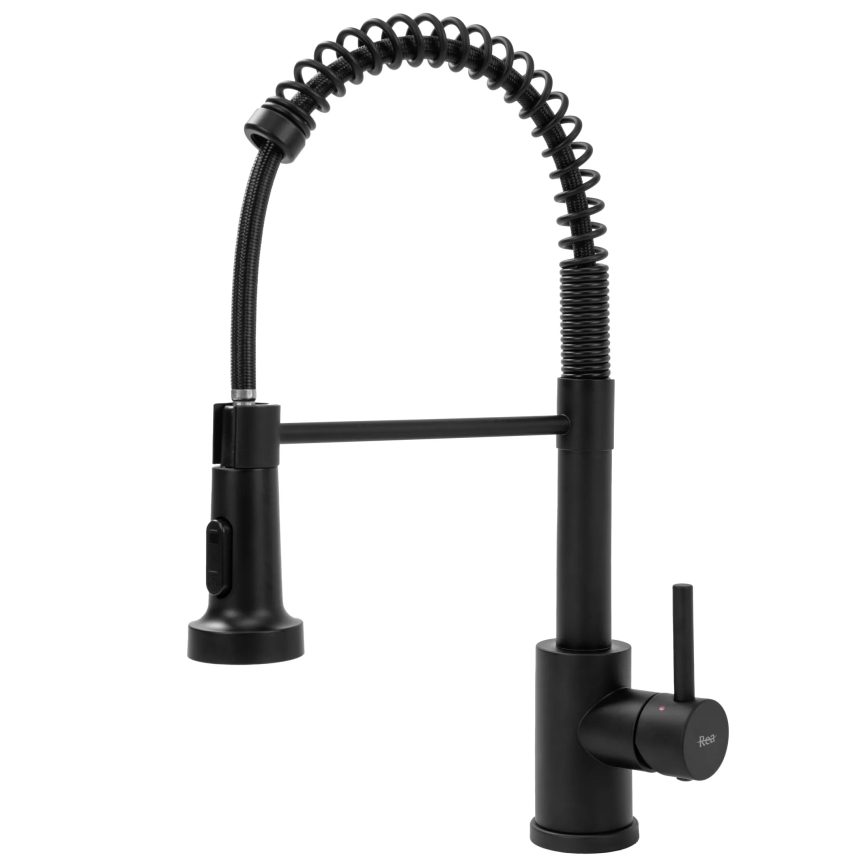 REA-B4820 - Küchenarmatur COLIN mit ausziehbarer Brause, 42,5 cm, schwarz