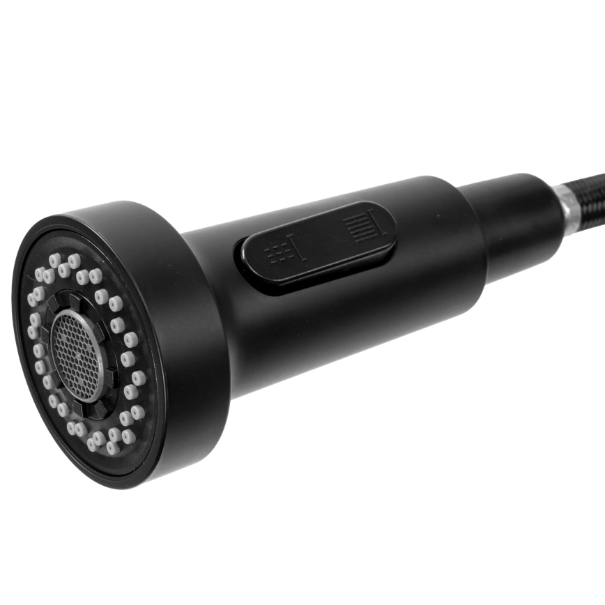 REA-B4820 - Küchenarmatur COLIN mit ausziehbarer Brause, 42,5 cm, schwarz