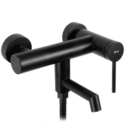 REA-B5099 - Badewannen-Set FOSS mattschwarz