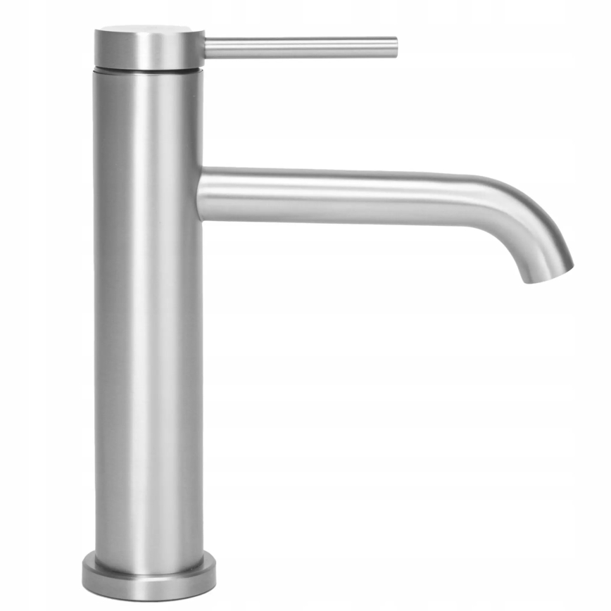 REA-B5324 - Waschtischarmatur CLIF 20,5 cm, gebürsteter Edelstahl