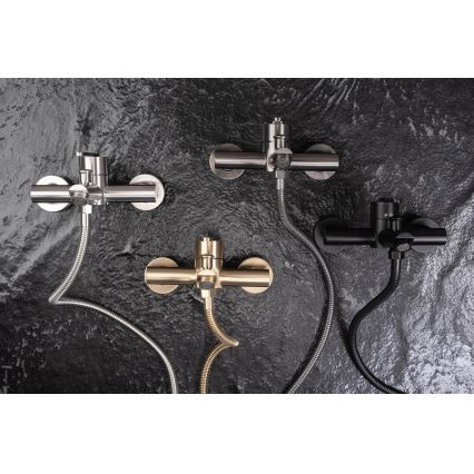 REA-B5513 - Badewannen-Set ONTARIO gebürstetes Gold