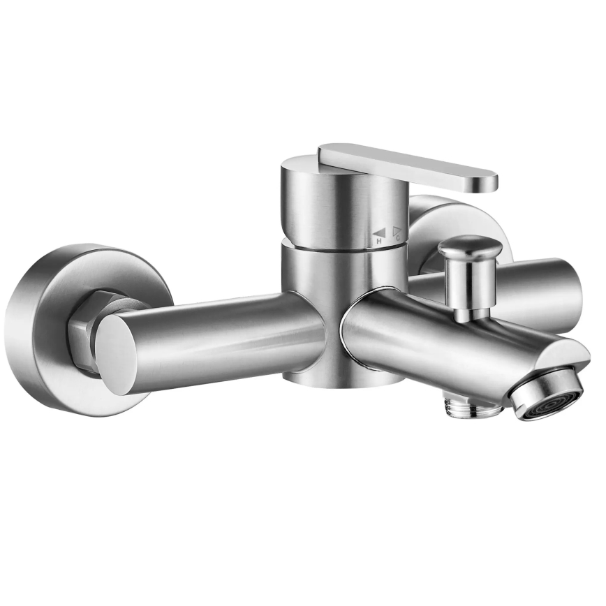 REA-B5514 - Badewannen-Set ONTARIO gebürsteter Edelstahl