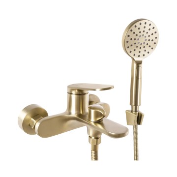 REA-B5942 - Badewannen-Set MARCO gebürstetes Gold