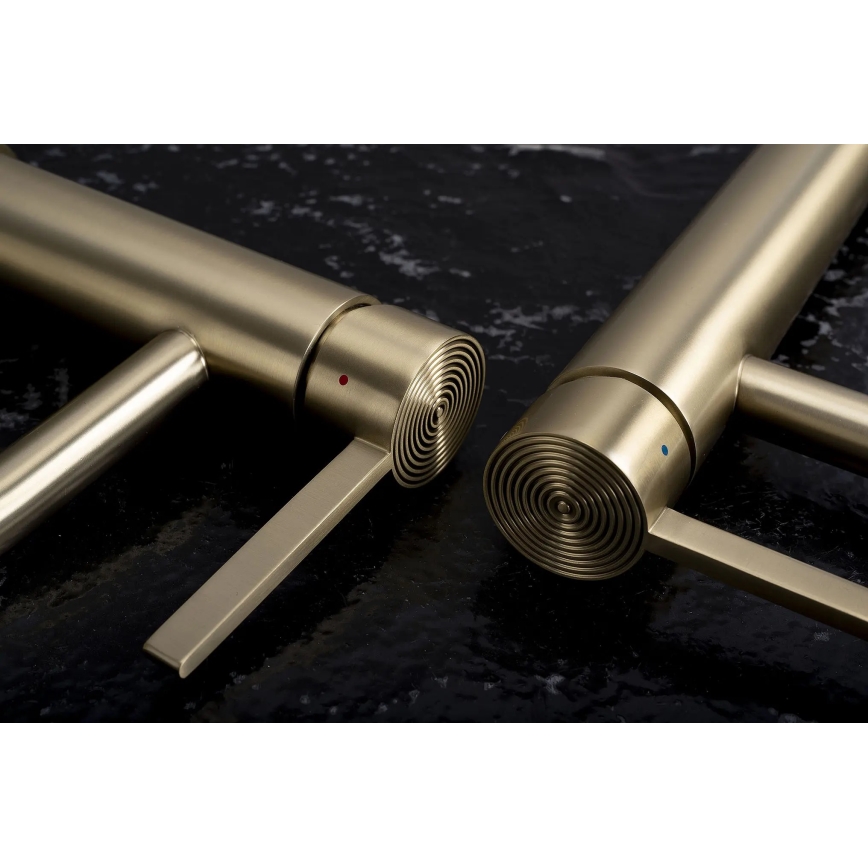 REA-B6444 - Waschtischarmatur FOSTER 18,2 cm goldfarben