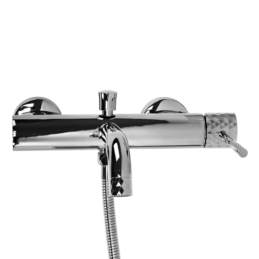 REA-B6447 - Badewannen-Set LUNGO DIAMOND glänzender Chrom