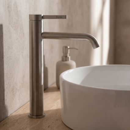 REA-B6538 - Waschtischarmatur RIVO 28 cm Nickel