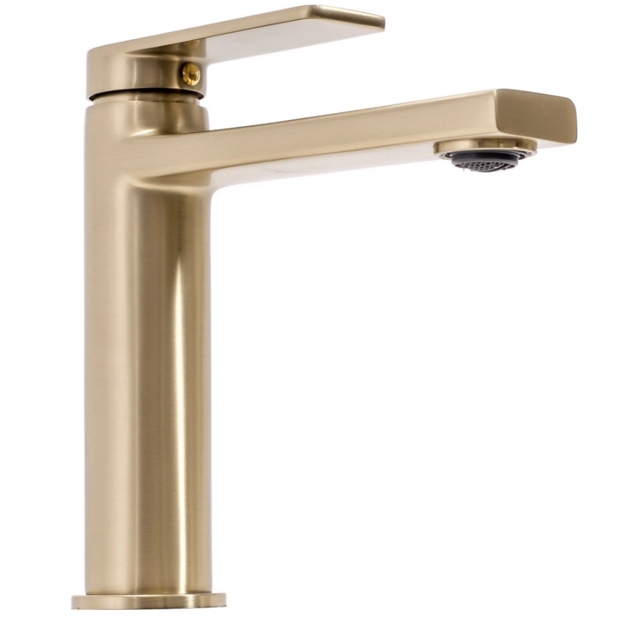 REA-B6555 - Waschtischarmatur VERSO 16,5 cm, gebürstetes Gold